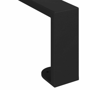 vidaXL Πόδια Επίπλων 12 τμχ. Μαύρο 796 x 40,5 x 100 χιλ Σίδερο