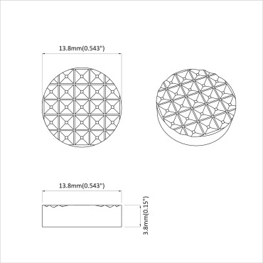vidaXL Πάτοι Επίπλων 2 τμχ. Μαύρο Ø 14 x 4 mm EVA