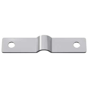 vidaXL Πλάκα Χτυπήματος 2 τμχ. Ασημί 50 x 10 x 1,2 mm Σίδερο