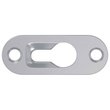 vidaXL ΚΡΕΜΑΣΤΡΑ ΜΕ ΚΛΕΙΔΩΜΑ 2 τμχ. Ασημί 45 x 16 x 3.5 mm Σίδερο