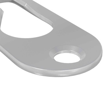 vidaXL ΚΡΕΜΑΣΤΡΑ ΜΕ ΚΛΕΙΔΩΜΑ 2 τμχ. Ασημί 45 x 16 x 3.5 mm Σίδερο