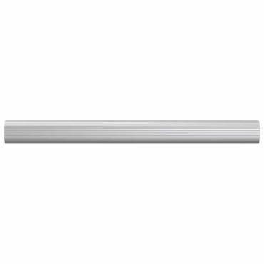 vidaXL Ράβδος Ντουλάπας 2 τμχ. Ασημί 316 x 15 x 29 mm
