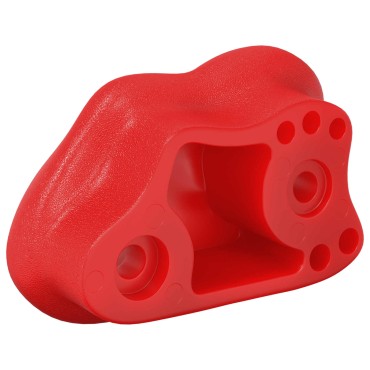 vidaXL Βάσεις αναρρίχησης 2 τμχ. Κόκκινο 100 x 67 x 43 mm PP