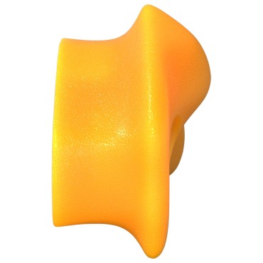 vidaXL Βάσεις αναρρίχησης 2 τμχ. Κίτρινο 100 x 67 x 43 mm PP