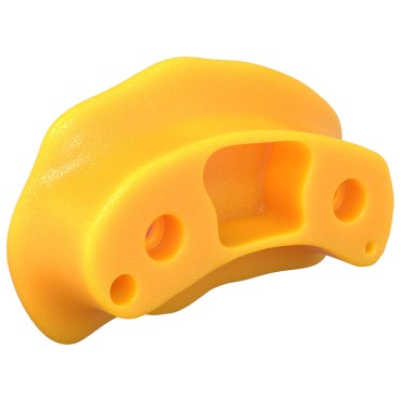 vidaXL Βάσεις αναρρίχησης 2 τμχ. Κίτρινο 100 x 67 x 43 mm PP