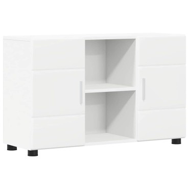vidaXL Πλαϊνό γραφείο FLORIN 88,5x30,5x55,5cm Λευκό