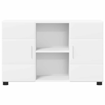 vidaXL Πλαϊνό γραφείο FLORIN 88,5x30,5x55,5cm Λευκό