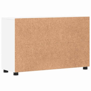 vidaXL Πλαϊνό γραφείο FLORIN 88,5x30,5x55,5cm Λευκό