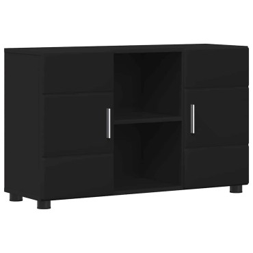 vidaXL Πλαϊνό γραφείο FLORIN 88,5x30,5x55,5cm Μαύρο