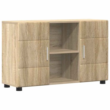 vidaXL Πλαϊνό γραφείο FLORIN 88,5x30,5x55,5cm Δρύς Sonoma