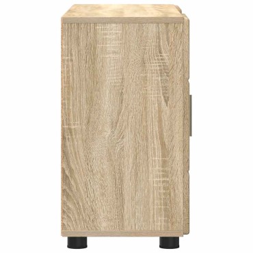 vidaXL Πλαϊνό γραφείο FLORIN 88,5x30,5x55,5cm Δρύς Sonoma