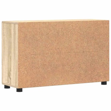 vidaXL Πλαϊνό γραφείο FLORIN 88,5x30,5x55,5cm Δρύς Sonoma