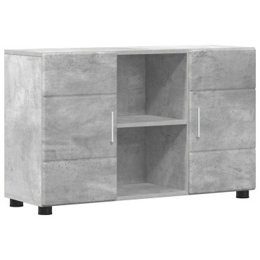 vidaXL Πλαϊνό γραφείο FLORIN 88,5x30,5x55,5cm Σκυρόδεμα Γκρι