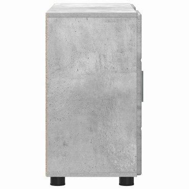 vidaXL Πλαϊνό γραφείο FLORIN 88,5x30,5x55,5cm Σκυρόδεμα Γκρι