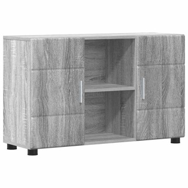 vidaXL Πλαϊνό γραφείο FLORIN 88,5x30,5x55,5cm Γκρίζο Σονομα