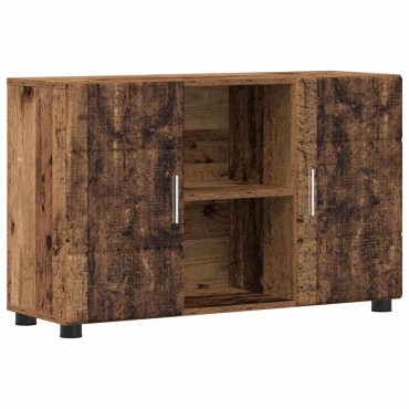 vidaXL Πλαϊνό γραφείο FLORIN 88,5x30,5x55,5cm Παλιό ξύλο