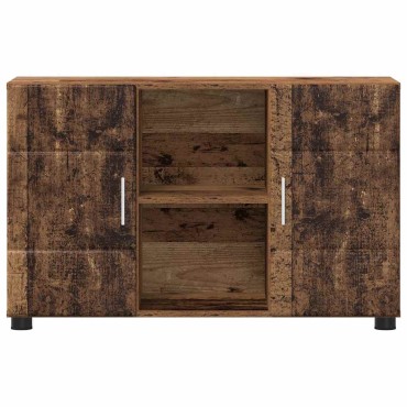 vidaXL Πλαϊνό γραφείο FLORIN 88,5x30,5x55,5cm Παλιό ξύλο