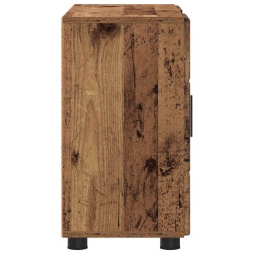 vidaXL Πλαϊνό γραφείο FLORIN 88,5x30,5x55,5cm Παλιό ξύλο