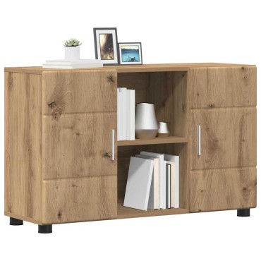 vidaXL Πλαϊνό γραφείο FLORIN 88,5x30,5x55,5cm Artisan Oak
