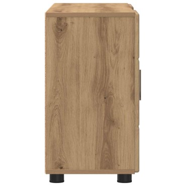 vidaXL Πλαϊνό γραφείο FLORIN 88,5x30,5x55,5cm Artisan Oak
