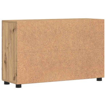 vidaXL Πλαϊνό γραφείο FLORIN 88,5x30,5x55,5cm Artisan Oak
