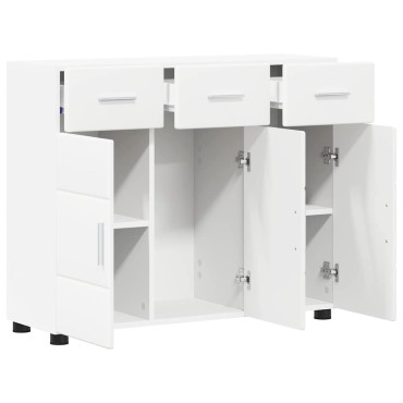 vidaXL Πλαϊνό γραφείο FLORIN 88,5x30,5x73cm Λευκό