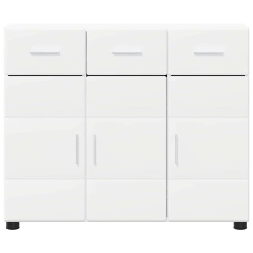 vidaXL Πλαϊνό γραφείο FLORIN 88,5x30,5x73cm Λευκό