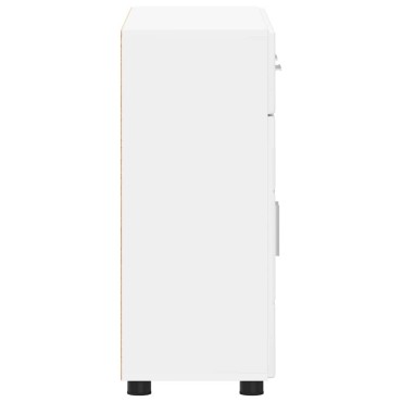 vidaXL Πλαϊνό γραφείο FLORIN 88,5x30,5x73cm Λευκό