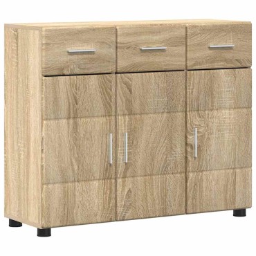 vidaXL Πλαϊνό γραφείο FLORIN 88,5x30,5x73cm Δρύς Sonoma