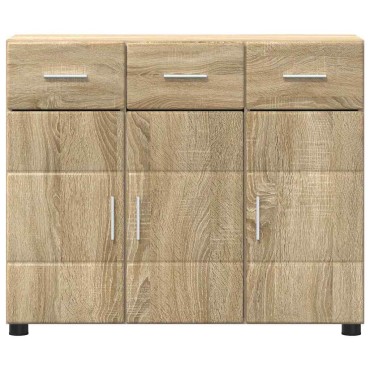 vidaXL Πλαϊνό γραφείο FLORIN 88,5x30,5x73cm Δρύς Sonoma