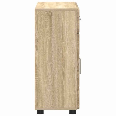 vidaXL Πλαϊνό γραφείο FLORIN 88,5x30,5x73cm Δρύς Sonoma