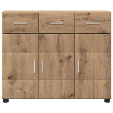 vidaXL Πλαϊνό γραφείο FLORIN 88,5x30,5x73cm Artisan Oak