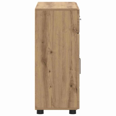 vidaXL Πλαϊνό γραφείο FLORIN 88,5x30,5x73cm Artisan Oak