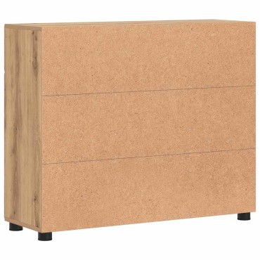 vidaXL Πλαϊνό γραφείο FLORIN 88,5x30,5x73cm Artisan Oak