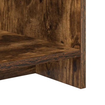 vidaXL Βάση TV 102x35x45cm Καπνιστό Δρύς Επεξεργασμένο Ξύλο