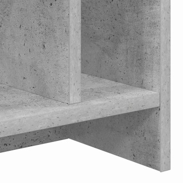 vidaXL Βάση TV 50x35x45cm Σκυρόδεμα Γκρι Επεξεργασμένο Ξύλο
