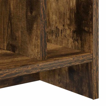 vidaXL Βάση TV 50x35x45cm Καπνιστό Δρύς Επεξεργασμένο Ξύλο