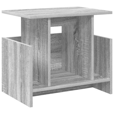vidaXL Βάση TV 50x35x45cm Γκρίζο Σονομα Επεξεργασμένο Ξύλο