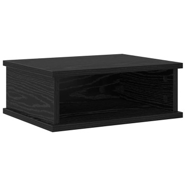 vidaXL Κομοδίνο Μαύρη Οξυά 40x31x15cm Επεξεργασμένο Ξύλο 1 τεμ.