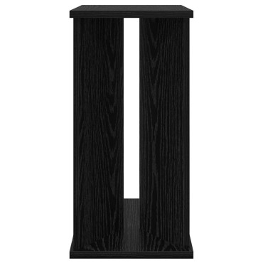 vidaXL End Table Μαύρη Οξυά 35x25x50cm Επεξεργασμένο Ξύλο