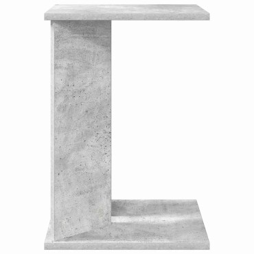 vidaXL End Table Σκυρόδεμα Γκρι 35x25x50cm Επεξεργασμένο Ξύλο