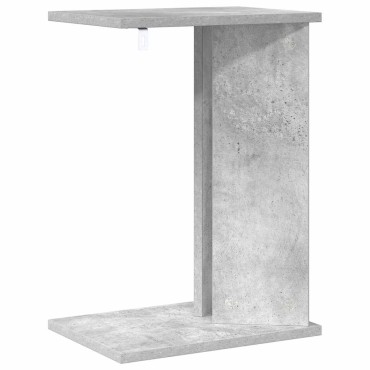 vidaXL End Table Σκυρόδεμα Γκρι 35x25x50cm Επεξεργασμένο Ξύλο