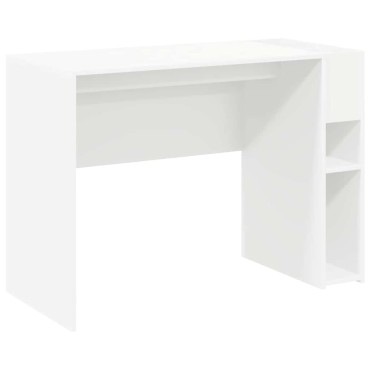 vidaXL Γραφείο Λευκό Επεξεργασμένο Ξύλο 109x50x78 εκ 1 τεμ.