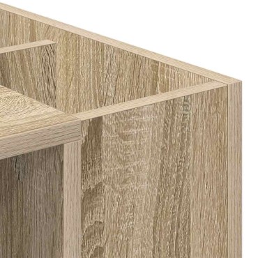 vidaXL Γραφείο Δρύς Sonoma Επεξεργασμένο Ξύλο 109x50x78 εκ 1 τεμ.