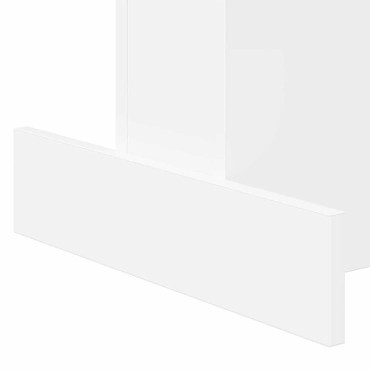 vidaXL End Table Λευκό 44,5x45x55cm Επεξεργασμένο Ξύλο