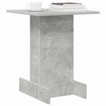 vidaXL End Table Σκυρόδεμα Γκρι 44,5x45x55cm Επεξεργασμένο Ξύλο