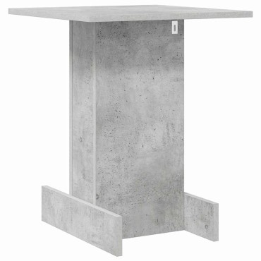 vidaXL End Table Σκυρόδεμα Γκρι 44,5x45x55cm Επεξεργασμένο Ξύλο