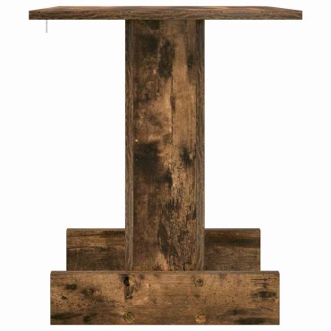 vidaXL End Table Καπνιστό Δρύς 44,5x45x55cm Επεξεργασμένο Ξύλο