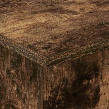 vidaXL End Table Καπνιστό Δρύς 44,5x45x55cm Επεξεργασμένο Ξύλο