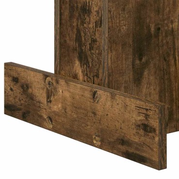 vidaXL End Table Καπνιστό Δρύς 44,5x45x55cm Επεξεργασμένο Ξύλο